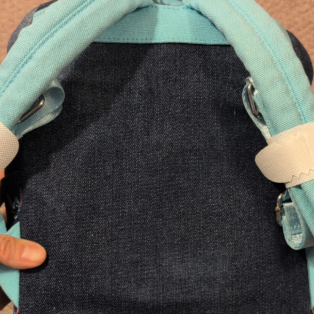 Loungefly Disney Stitch Mini Denim Backpack Excellent Condition
